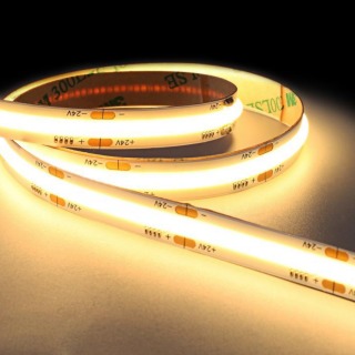 Dotless LED Strip 24vdc, 378 LEDs/M